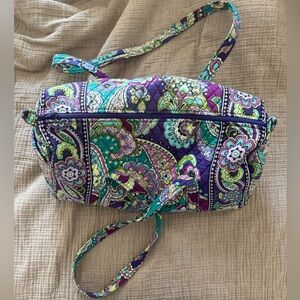 PURPLE PAISLEY VERA BRADLEY OVERNIGHT DUFFEL